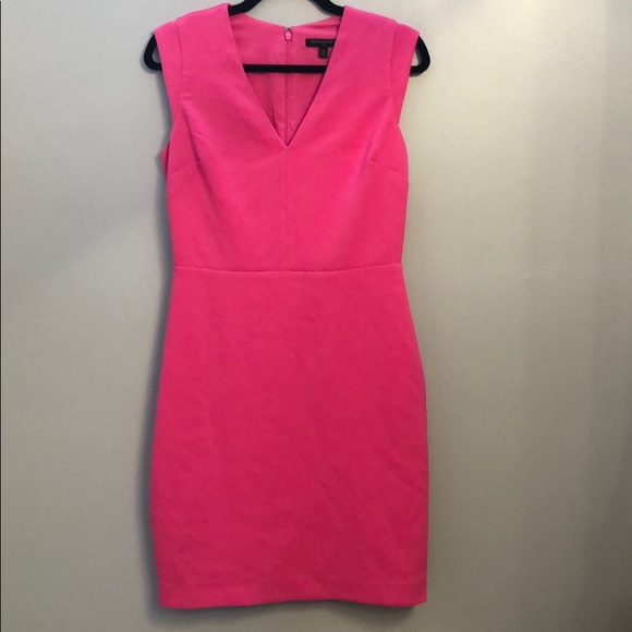banana republic hot pink dress